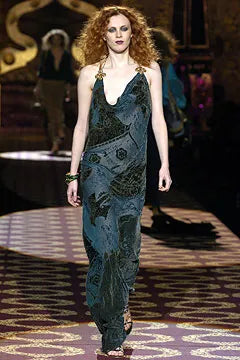 FW 2004 Velvet and Chiffon Gown