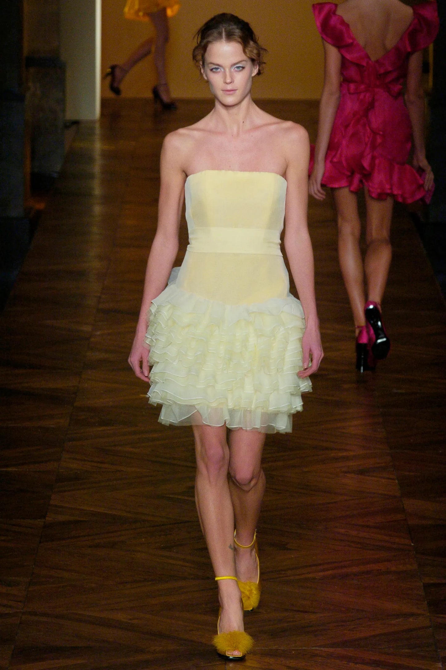 SS 2005 Runway Silk Chiffon Dress
