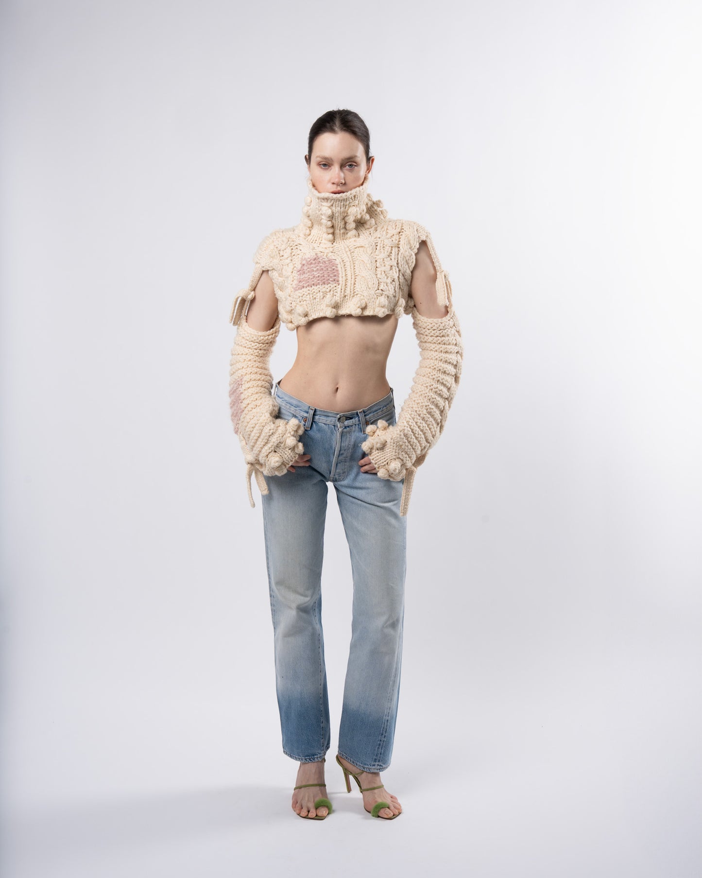 Galliano Era FW 2000 Cropped Knit