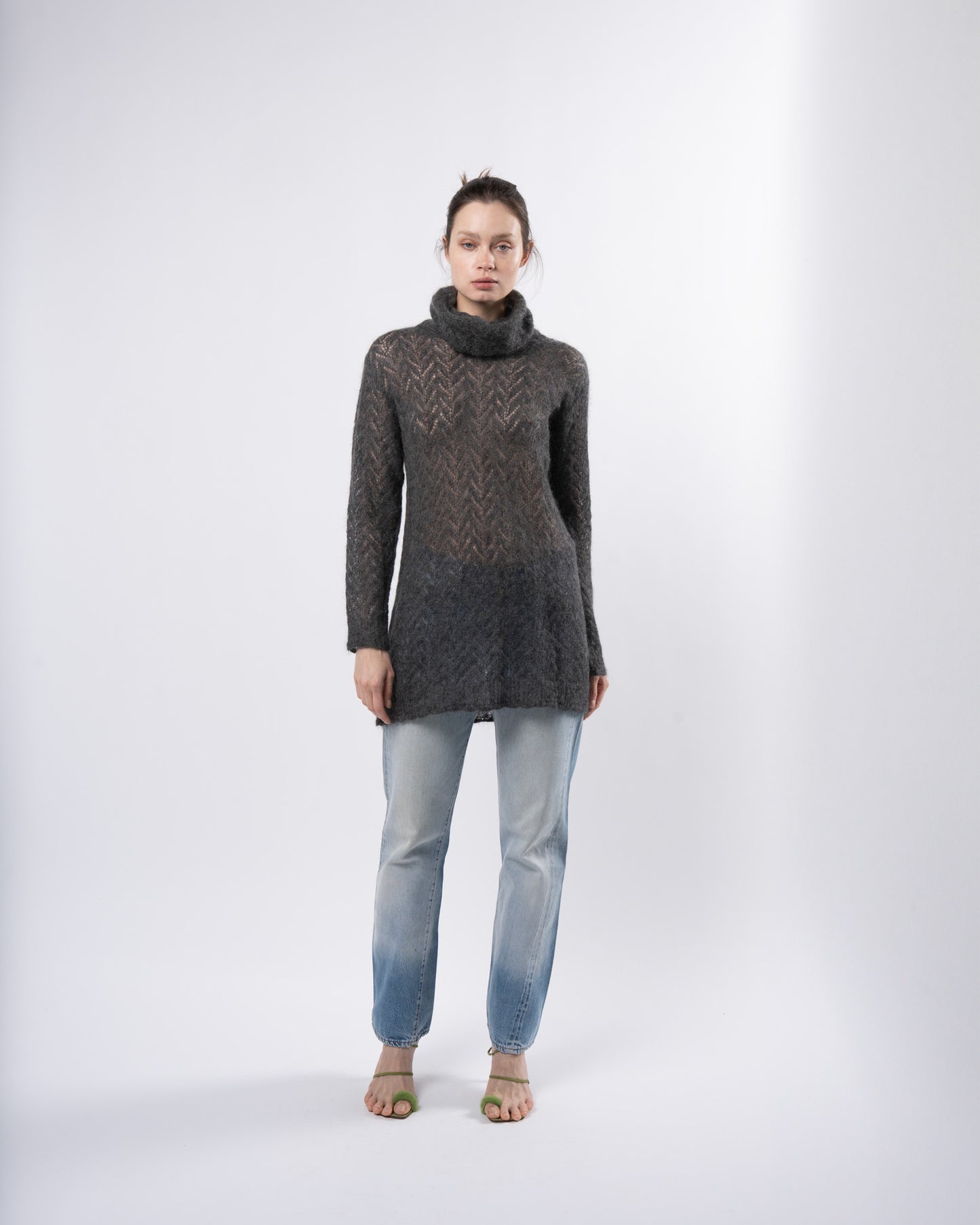 Galliano Era FW 1998 Mohair Turtleneck