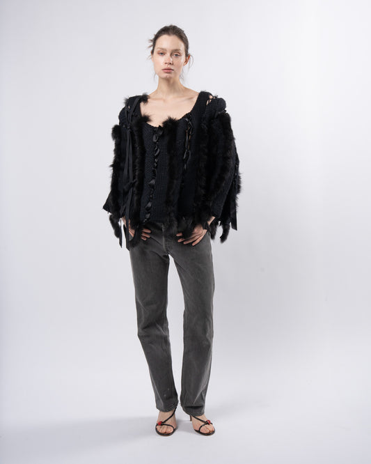 Iconic FW 2002 Fox Fur Pullover