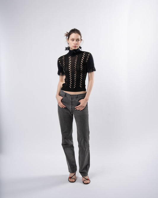 Galliano Era FW 1999 Short Sleeve Knit