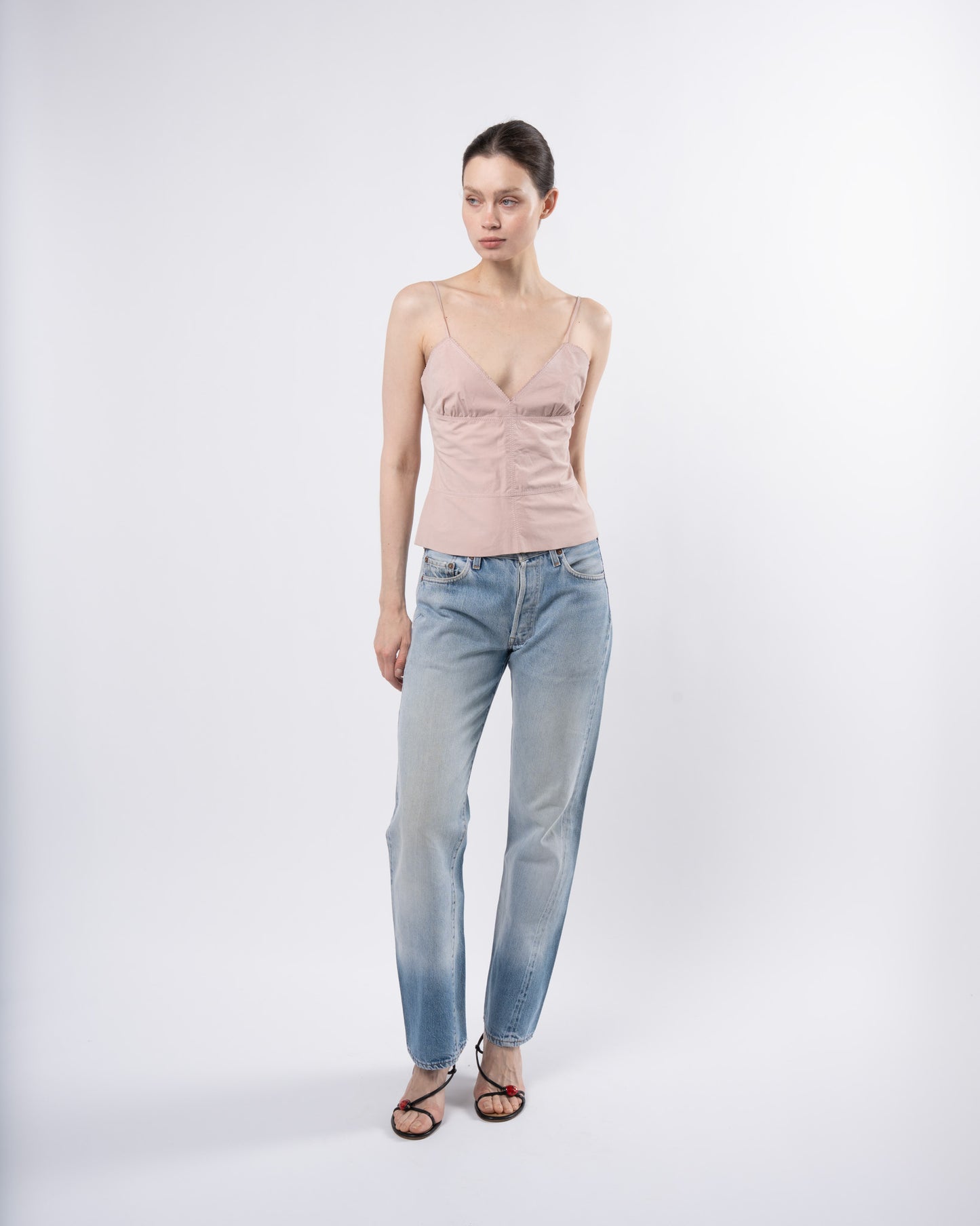 1990s Suede Top