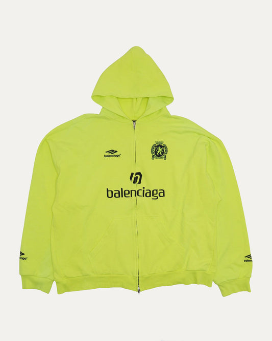 Medium Fit Paris Soccer Zip Up Hoodie