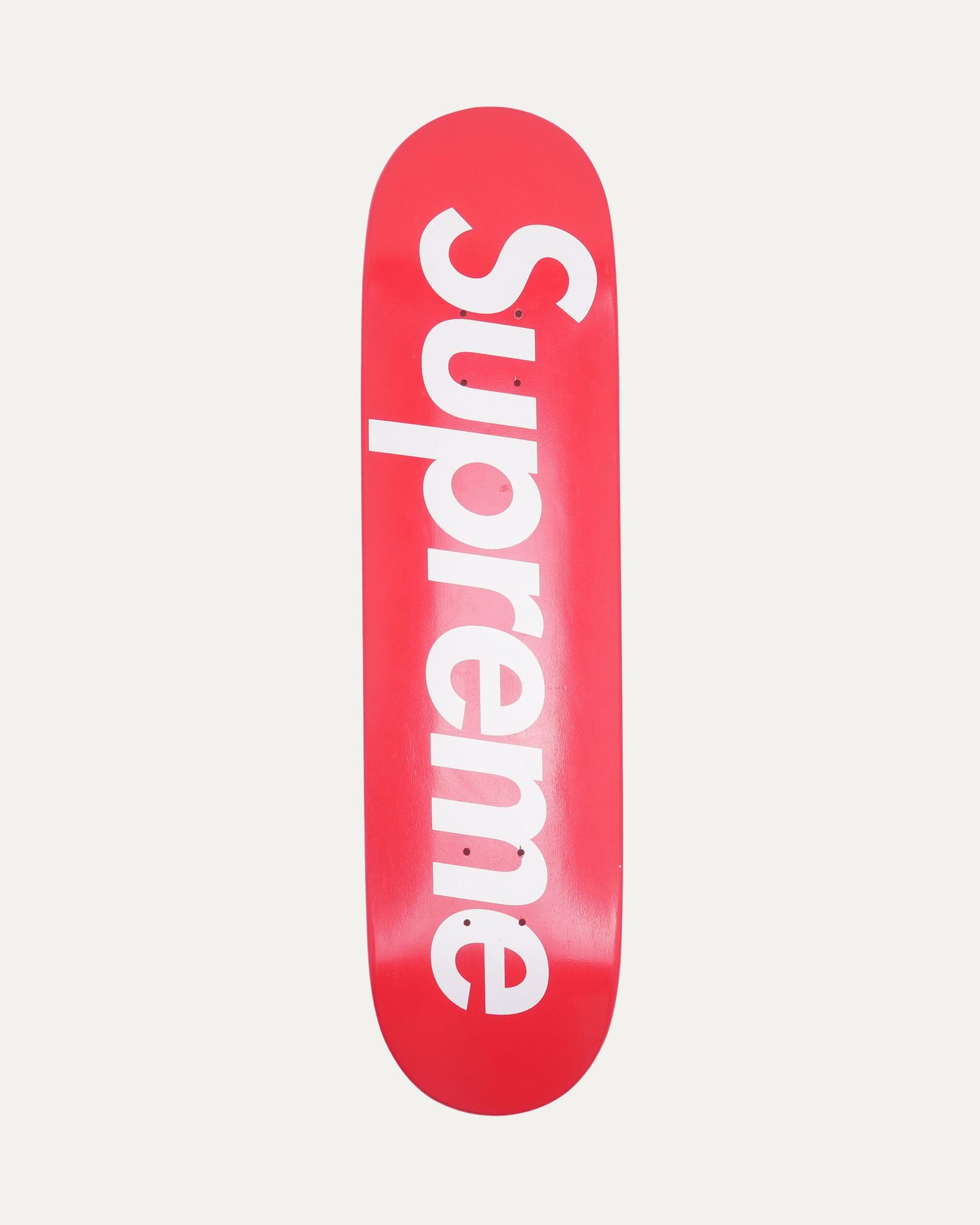 Box Logo Skateboard Deck