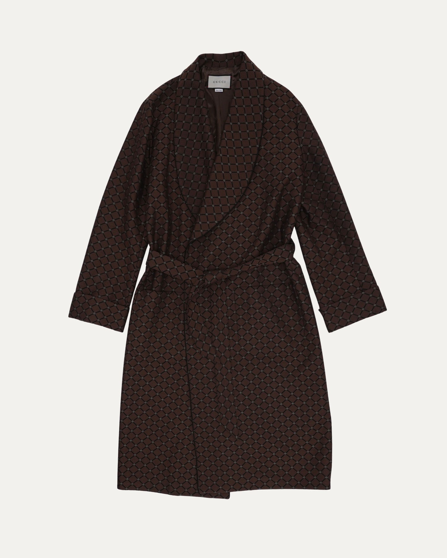 Monogram Belted Robe Coat