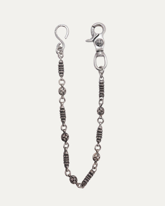 Plus Ball and Barrel Link Wallet Chain