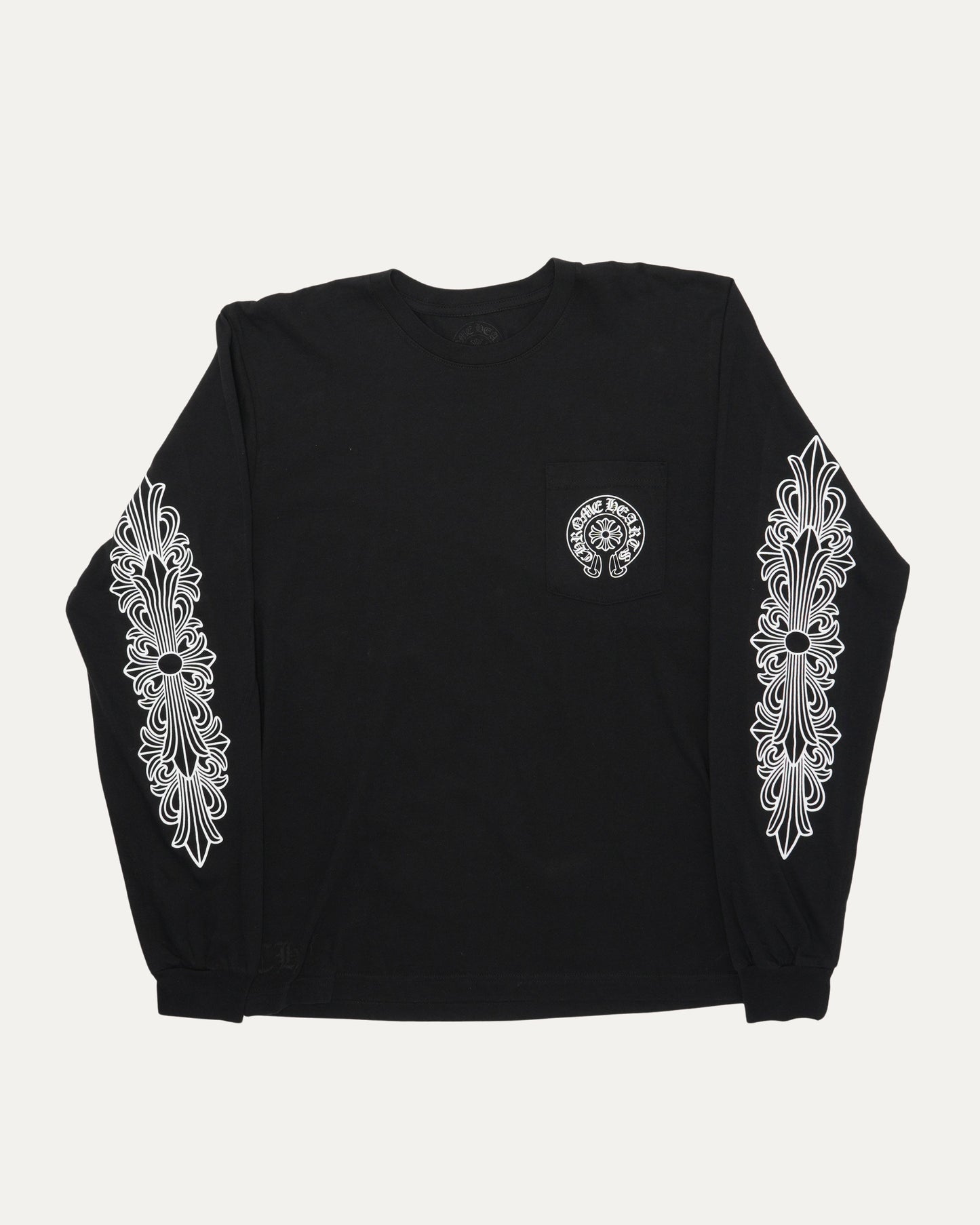 London Horseshoe Logo Pocket Long Sleeve T-Shirt