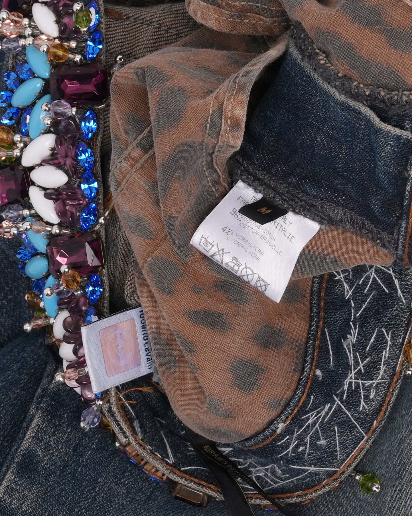 Embellished Low Rise Jeans