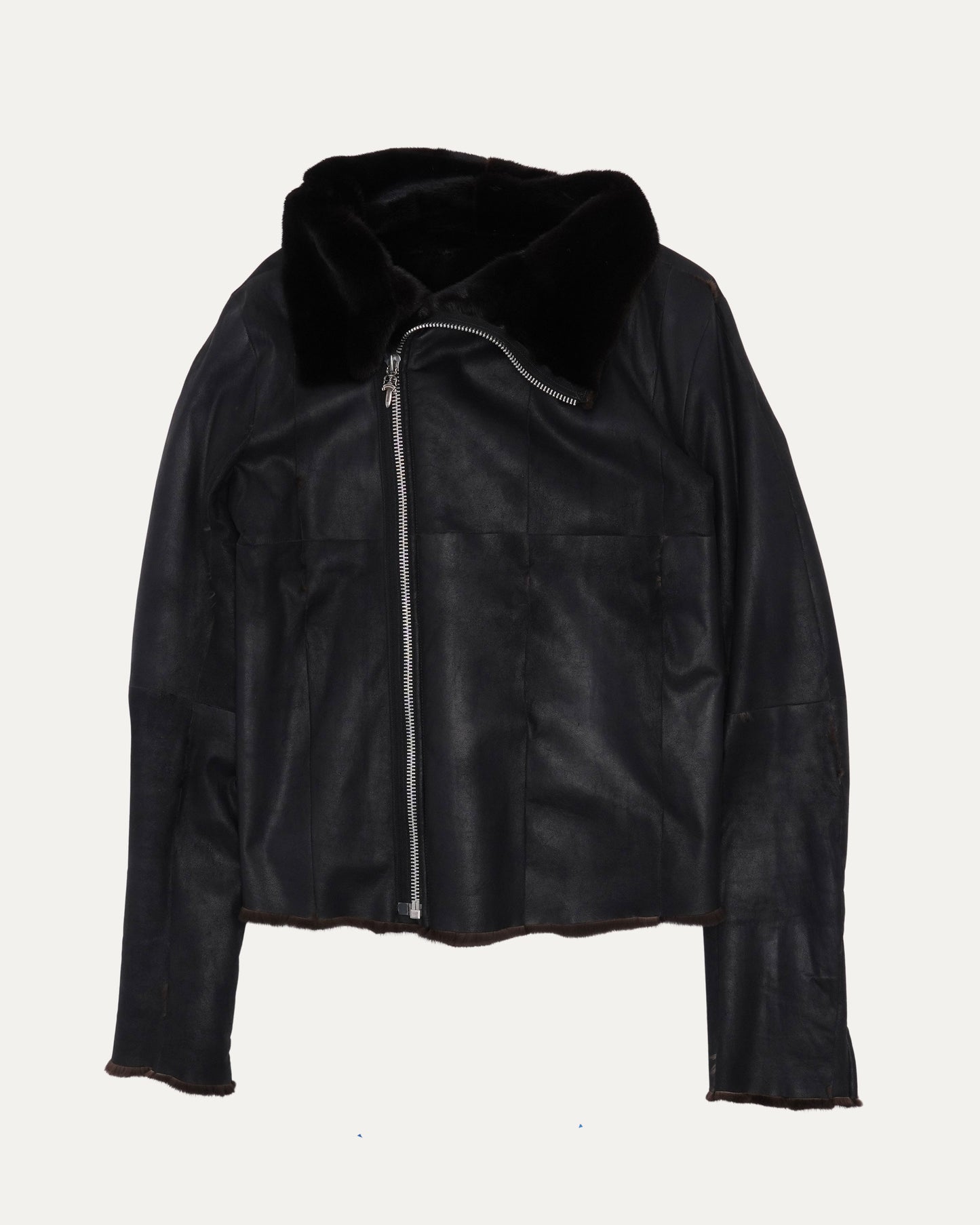 Rick Owens Mink Fur Lined Jacket