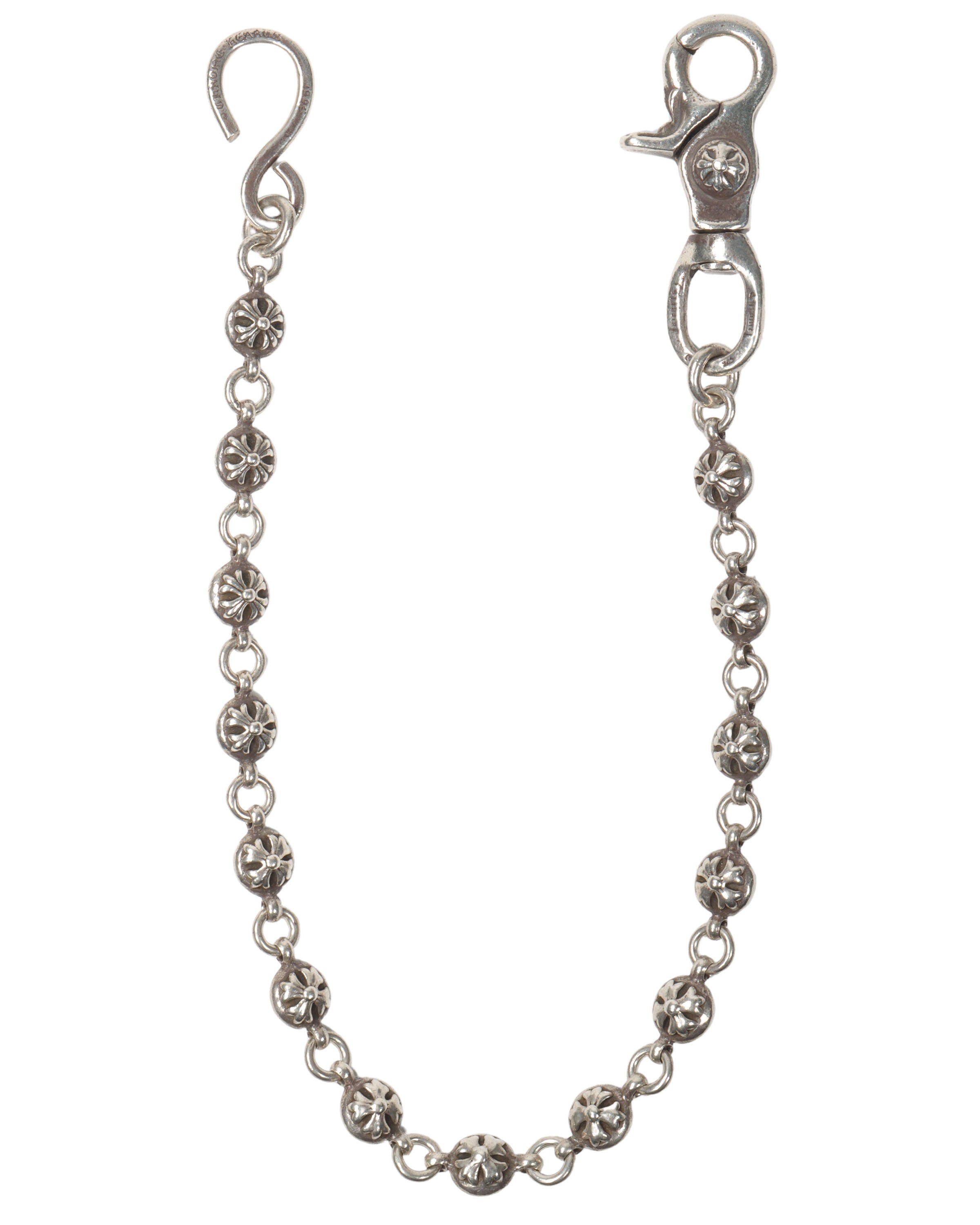 Wallet Chain Chrome Goth Y2k Style Hearts Triple Wallet Chain Chrome Goth Y2k Style Hearts Triple