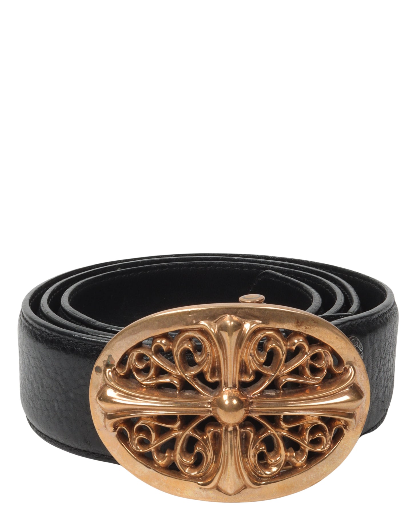 Brass Oval Cross Belt