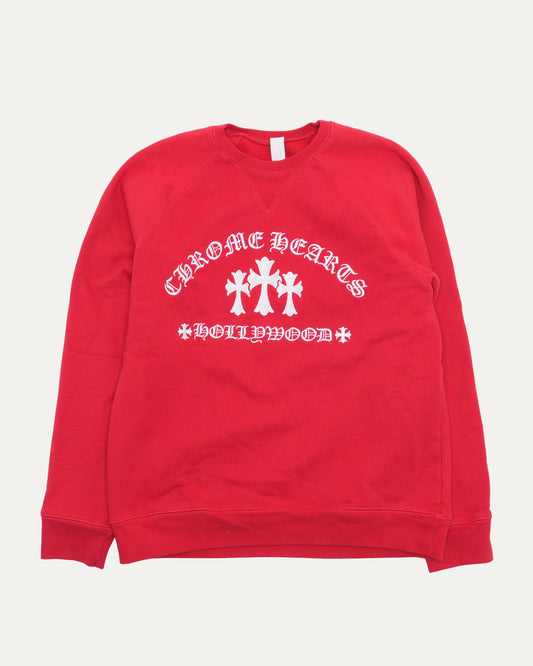 Embroidered King Taco Crewneck Sweatshirt