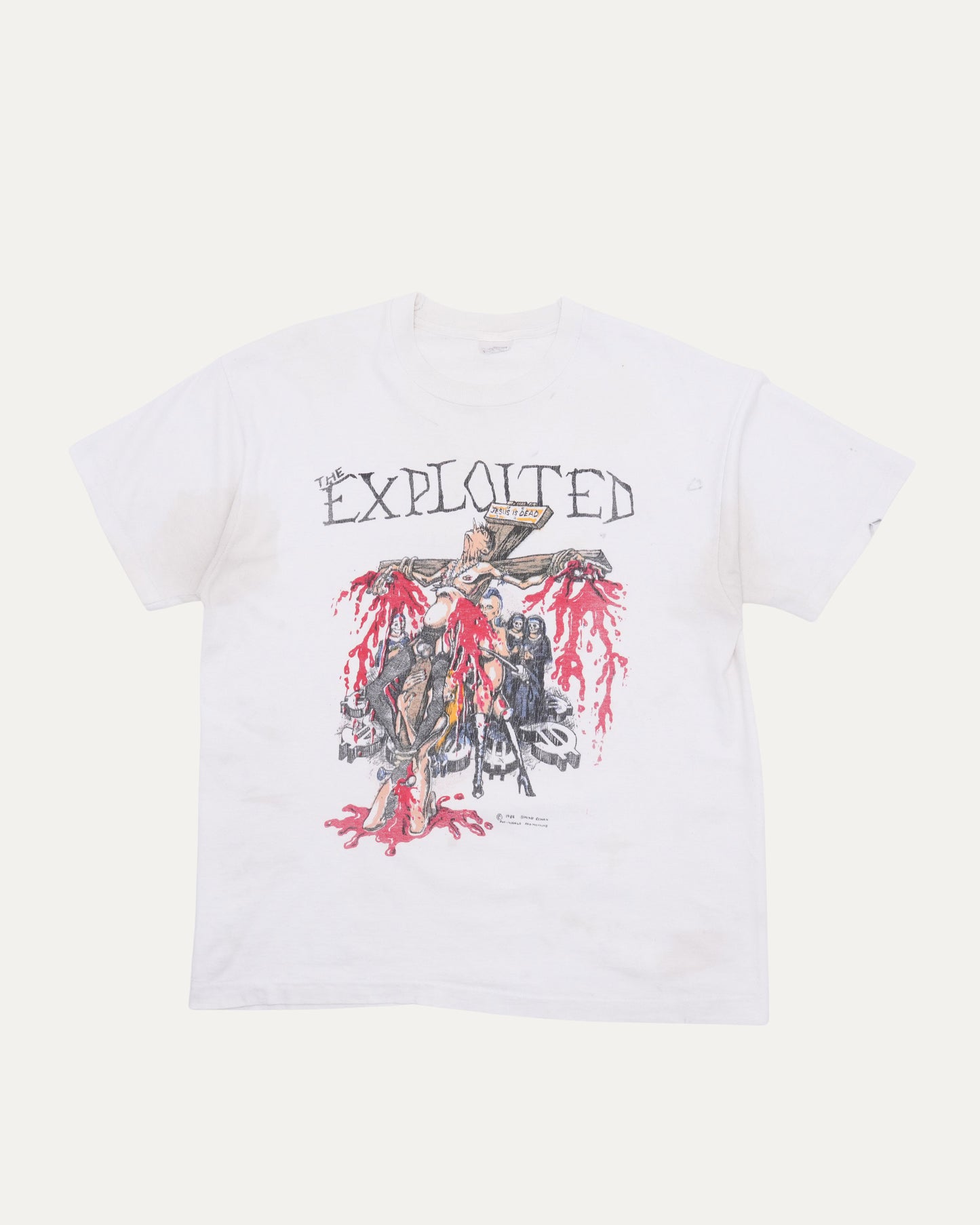 The Exploited Punks Not Dead 1986 T-Shirt