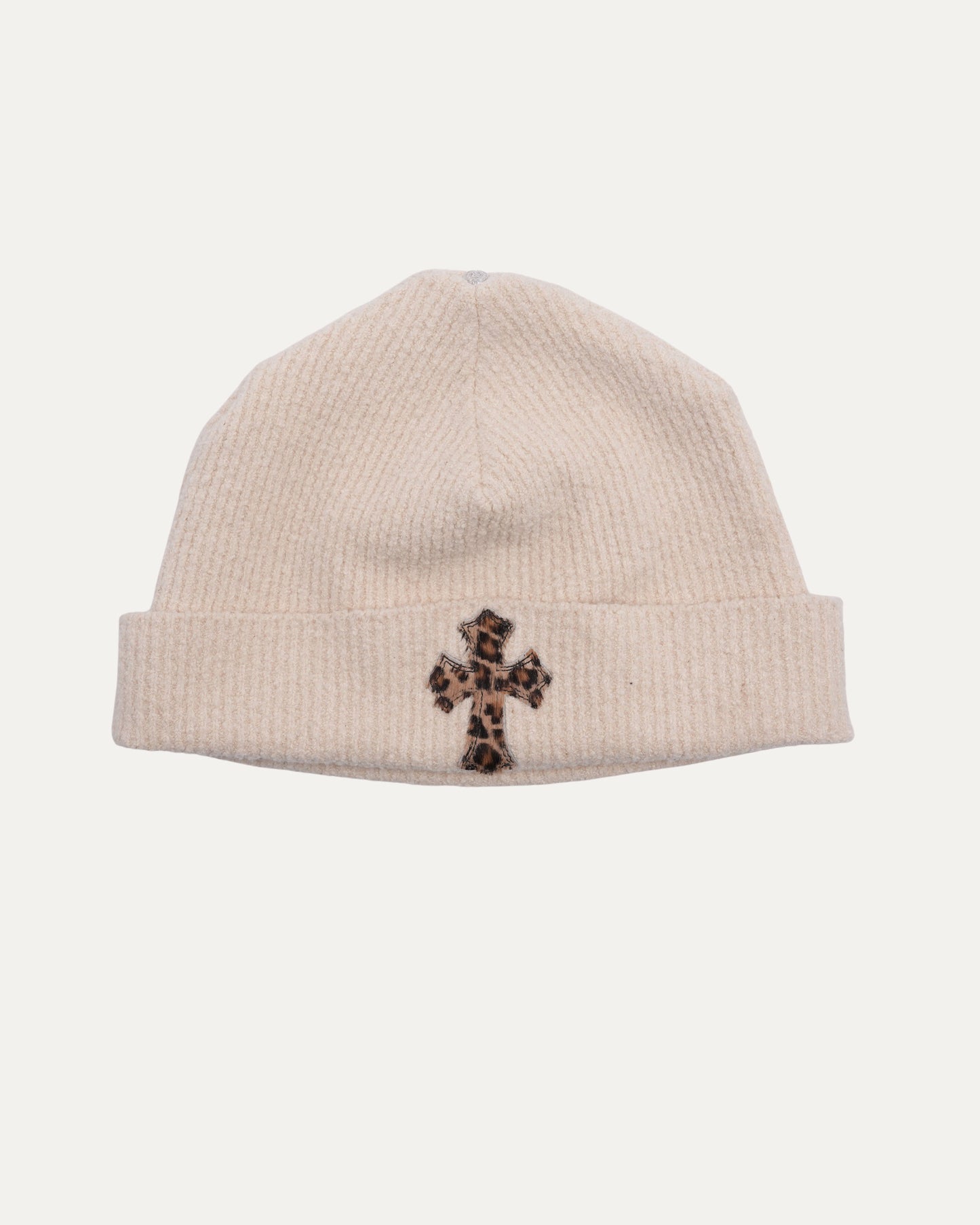 Badda Bing Pony Hair Cross Patch Beanie