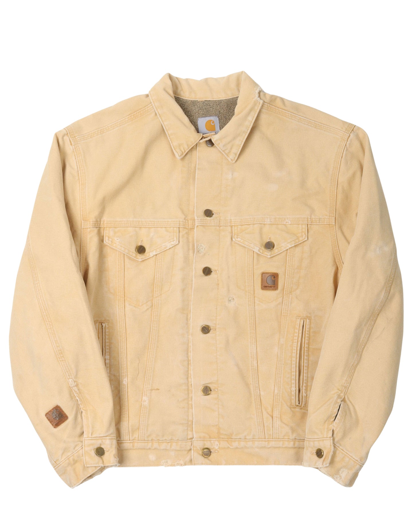Carhartt J233 Shearling Denim Trucker Jacket