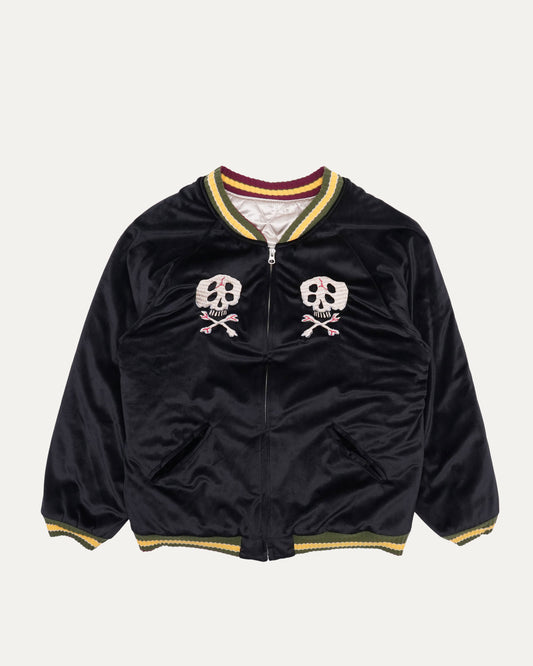 Velveteen Embroidered Souvenir Jacket