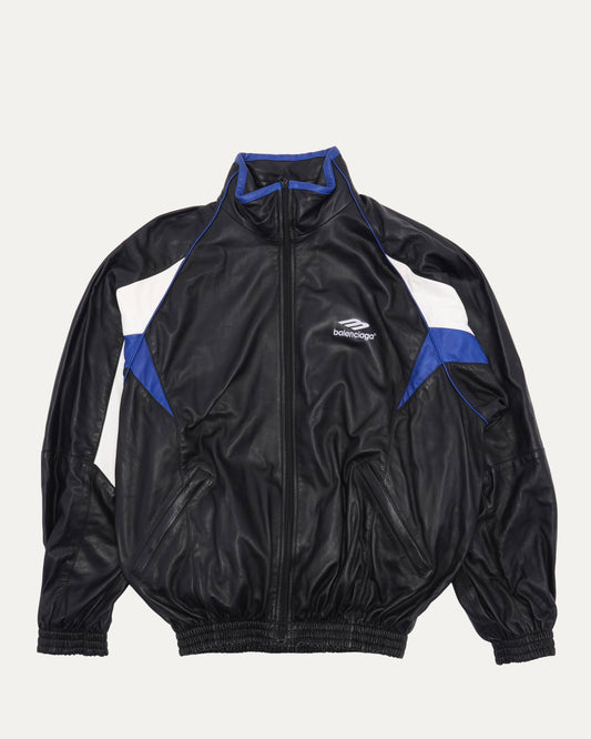 3B Sports Icon Leather Track Jacket