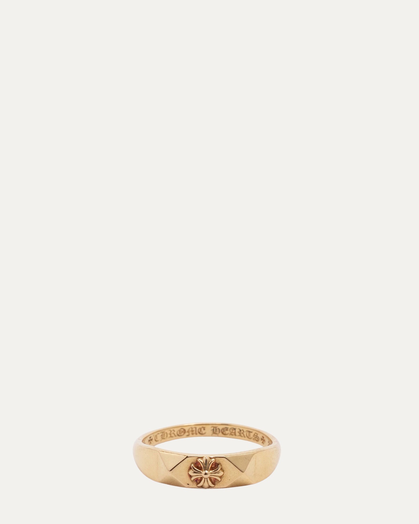 22k Gold Tiny Plus Cross Ring
