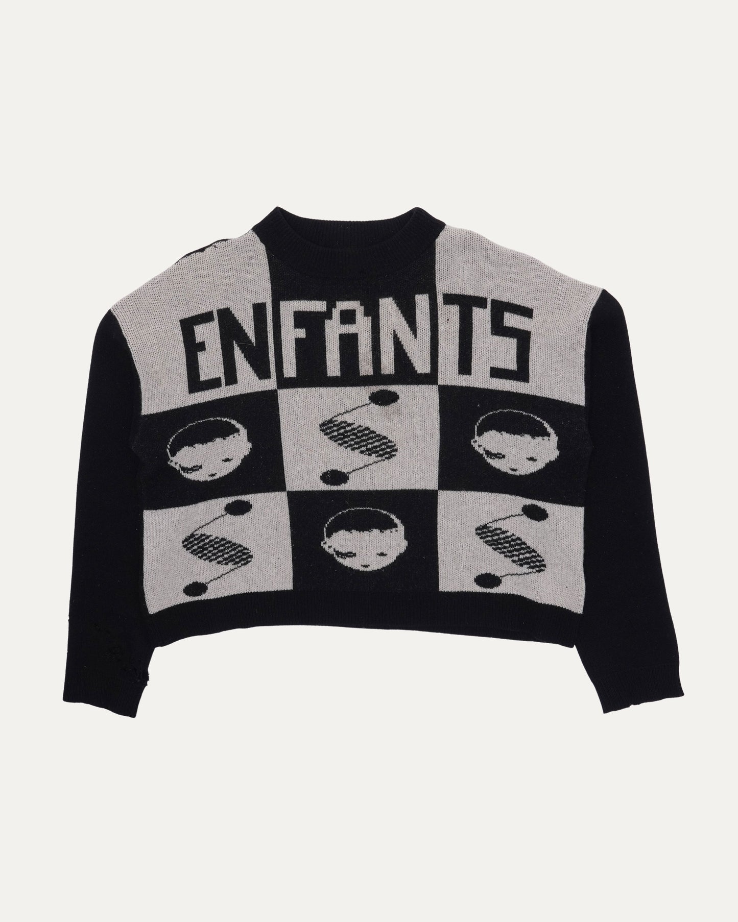 Logo Check Sweater