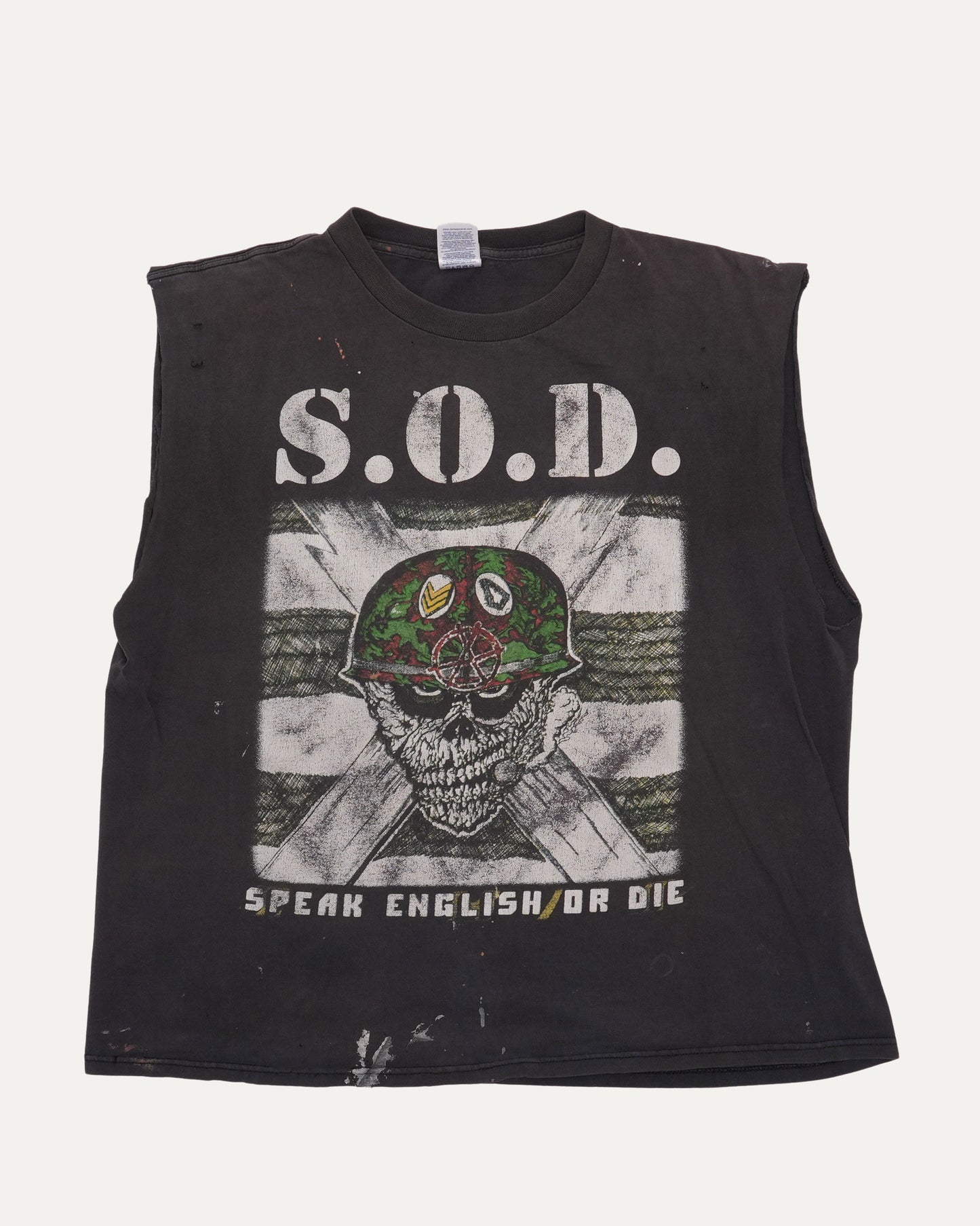 Stormtroopers of Death Speak English or Die Cut Off T-Shirt