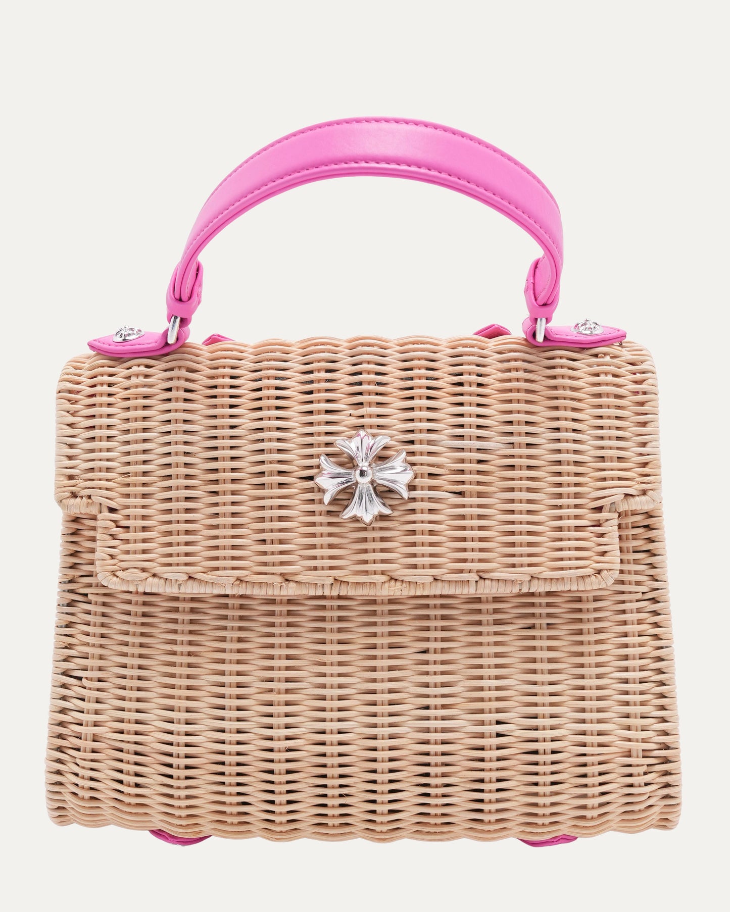 Woven Raffia Dolly Bag