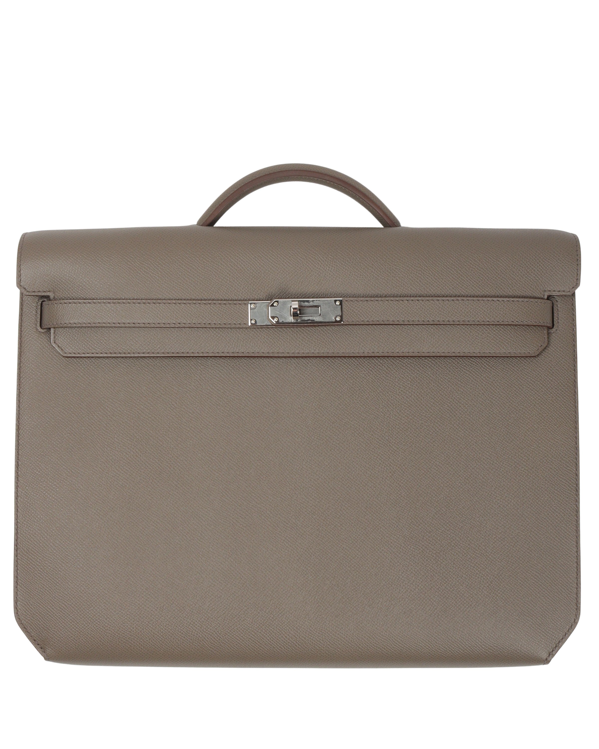 Hermes Kelly Depeches 36 Leather Briefcase Bag
