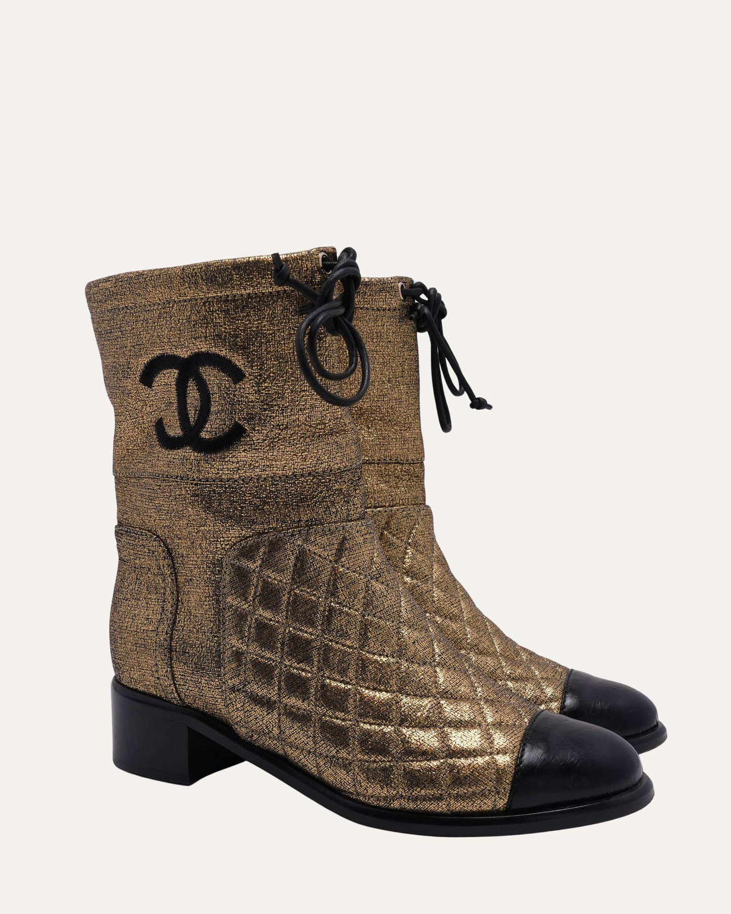 2018 Interlocking CC Logo Boots