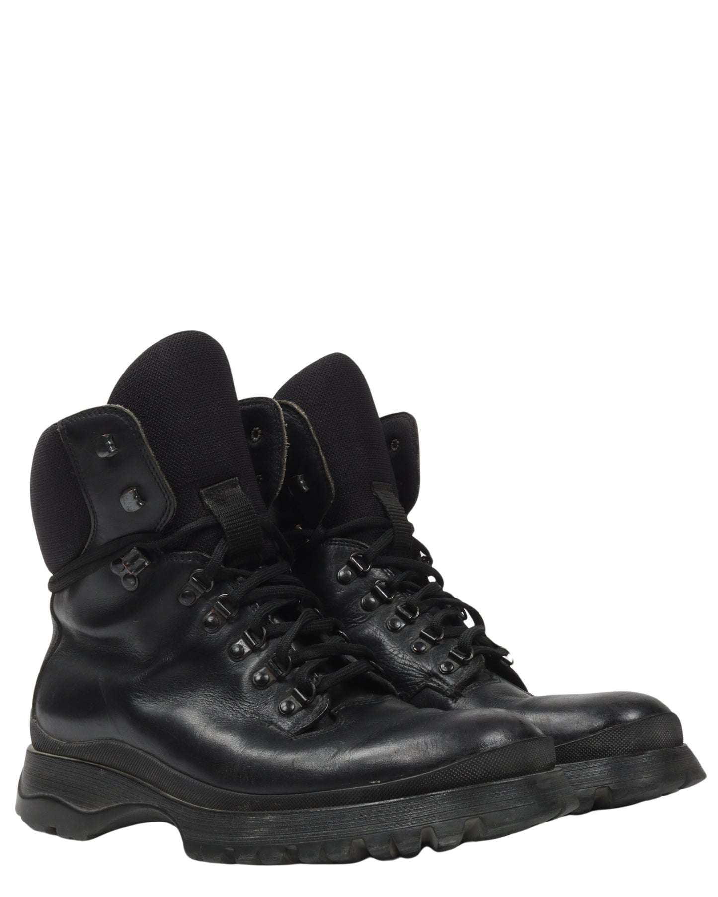 Leather Combat Boots