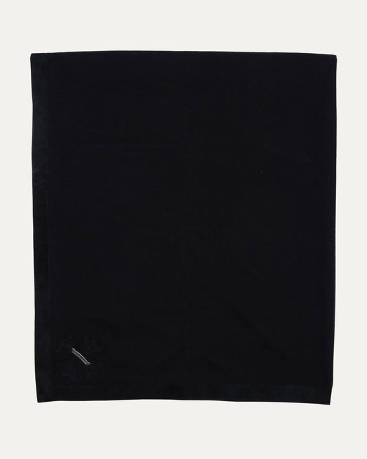 Cross Patch Suede Trimmed Cashmere Blanket