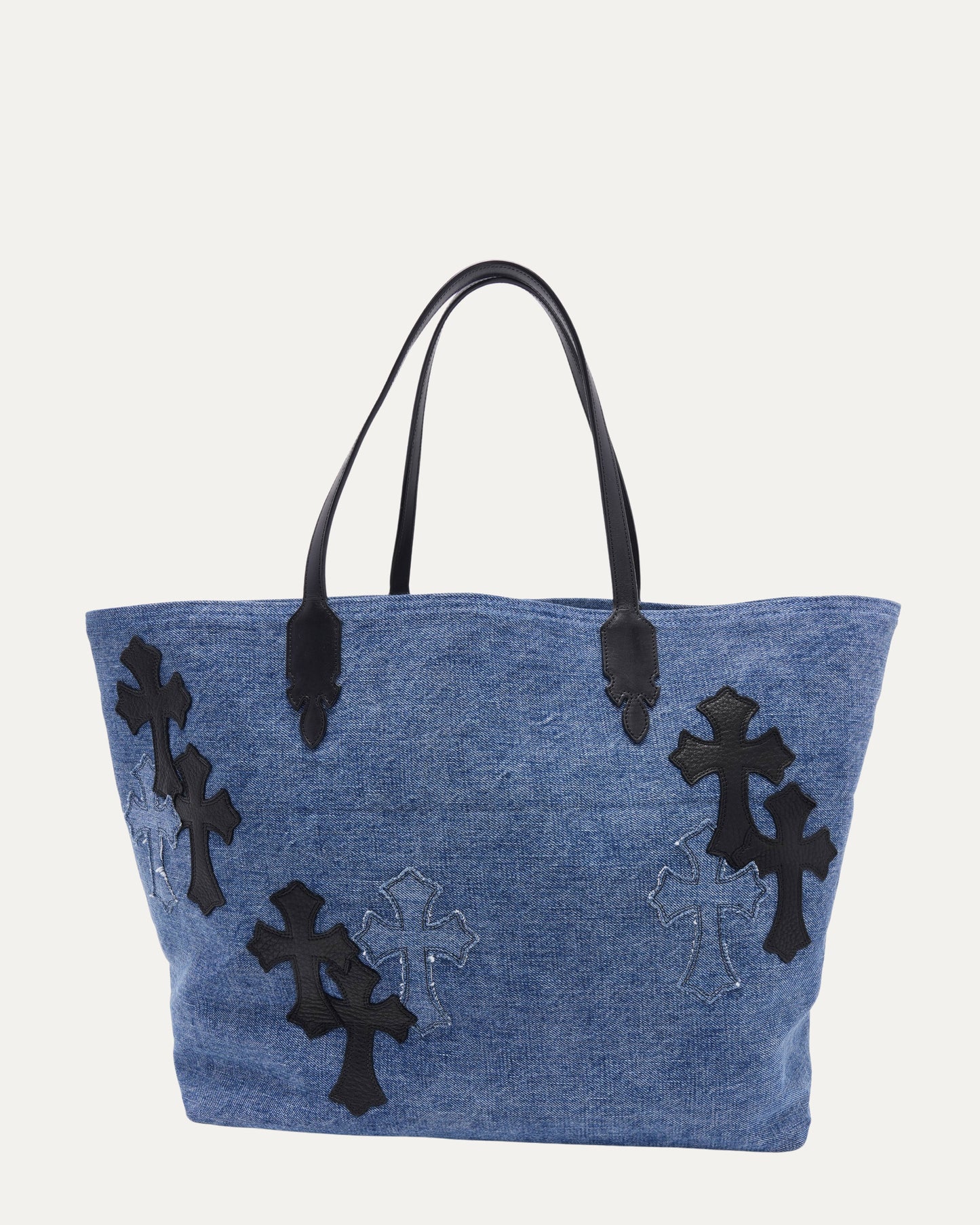 St. Barth Exclusive Denim Cross Patch Tote bag