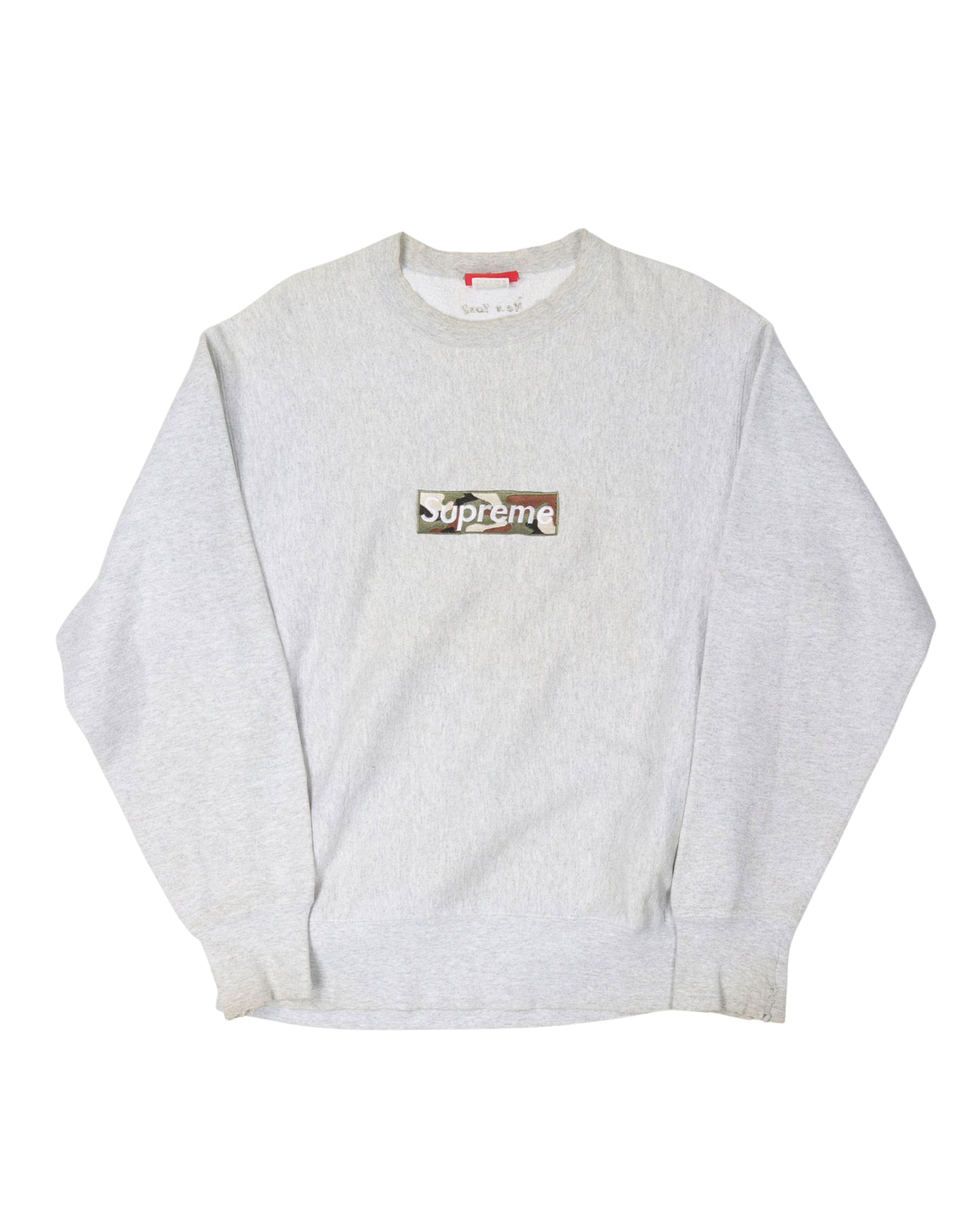 1995 Camouflage Box Logo Sweatshirt