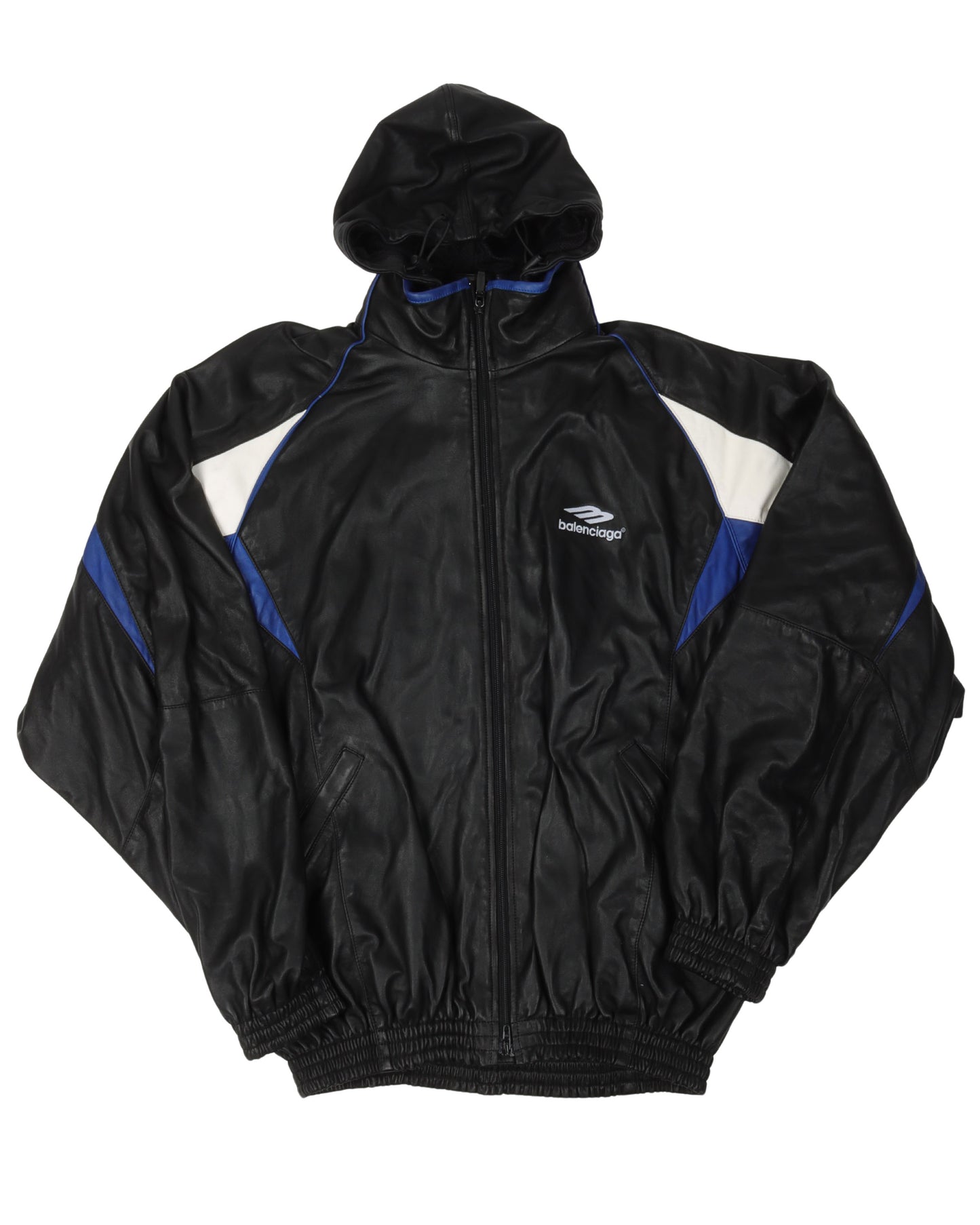 Leather Track Jacket