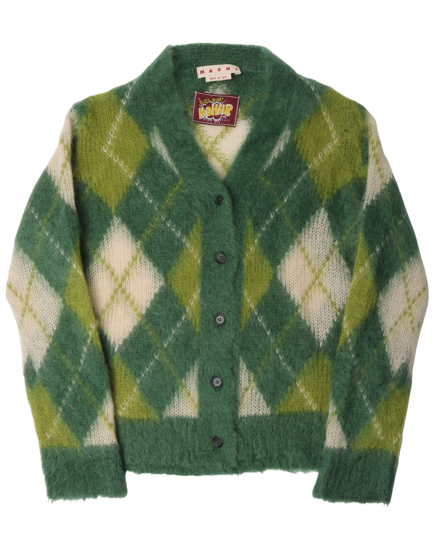 Diamond Mohair Cardigan