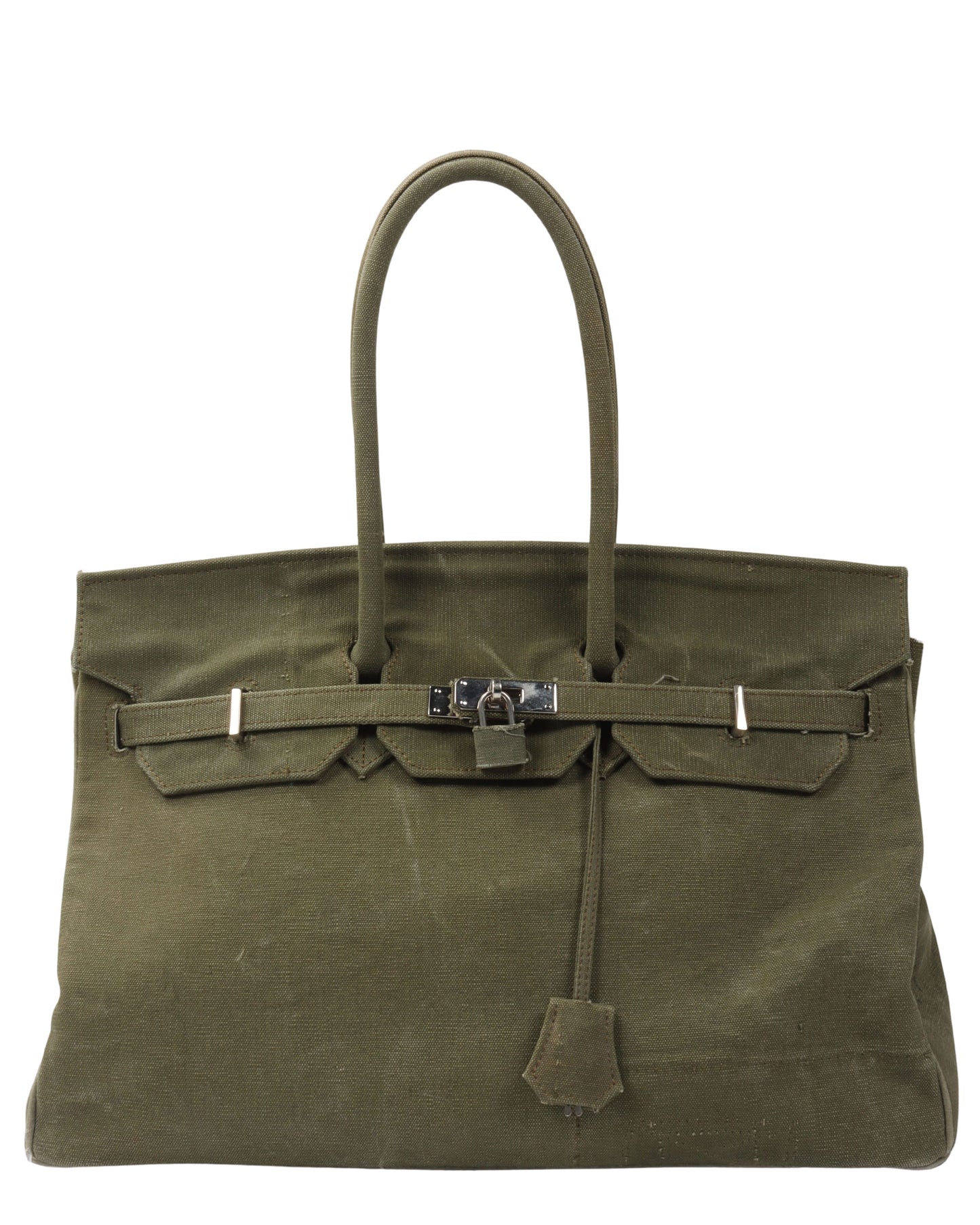 Canvas Birkin Travel Bag