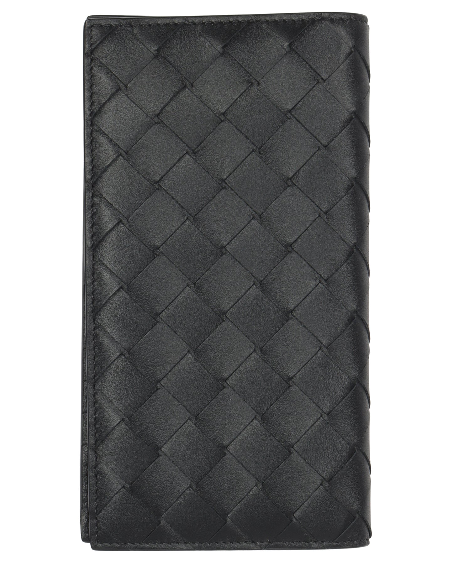 Intrecciato Leather Long Wallet