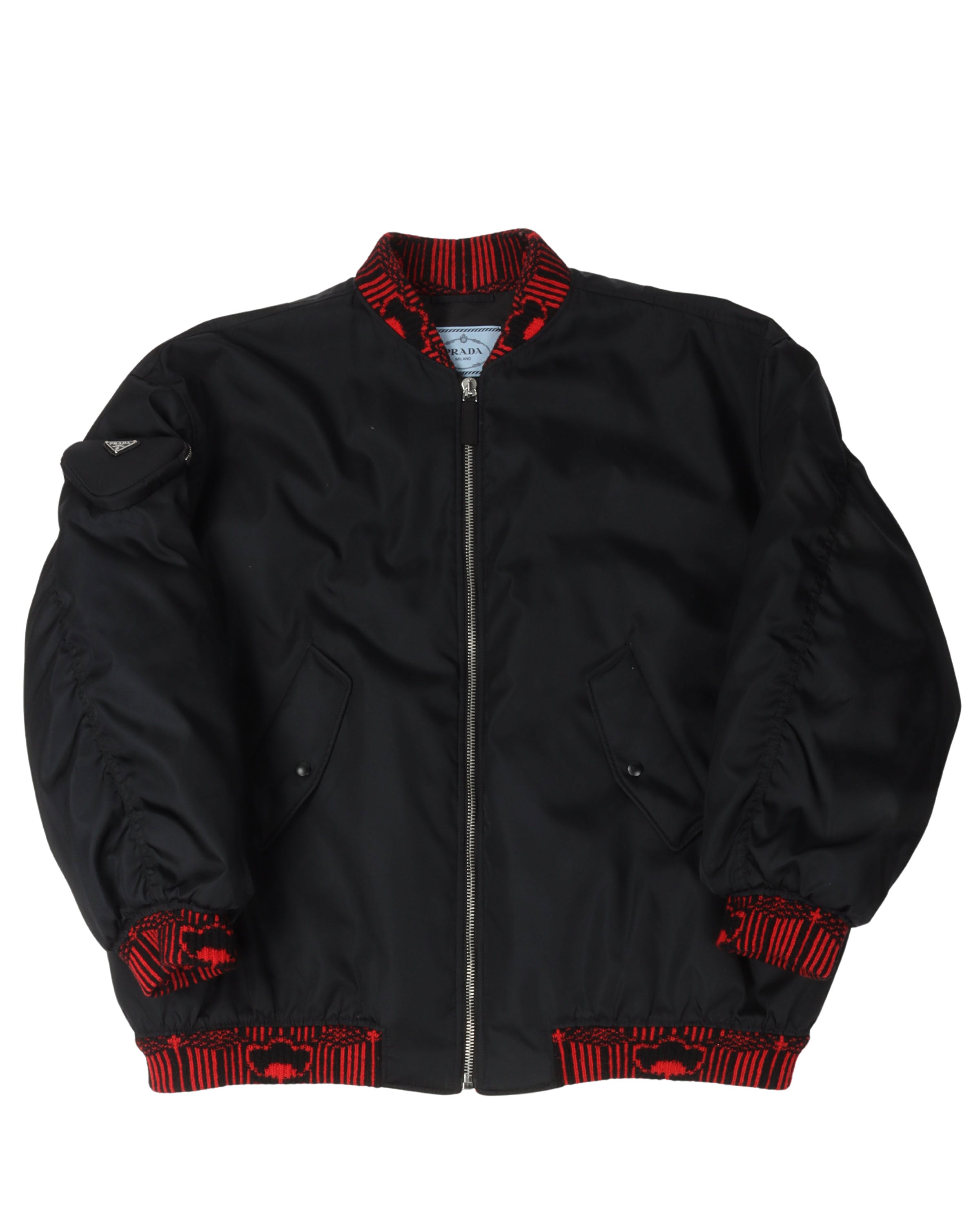 Prada Re-Nylon Bomber Jacket