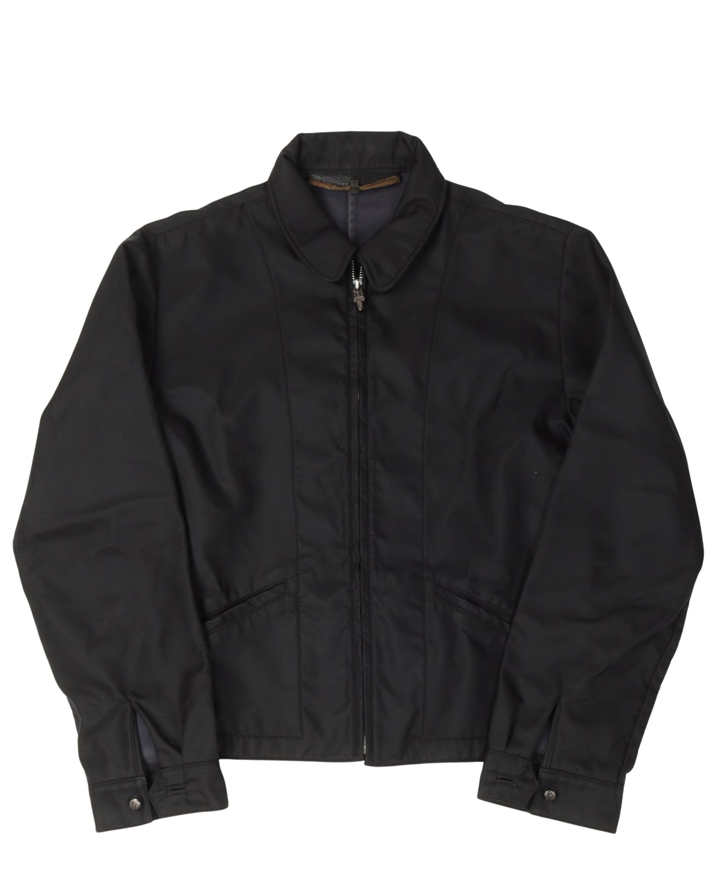 Cemetery Cross Patch Nylon Trucker Jacket