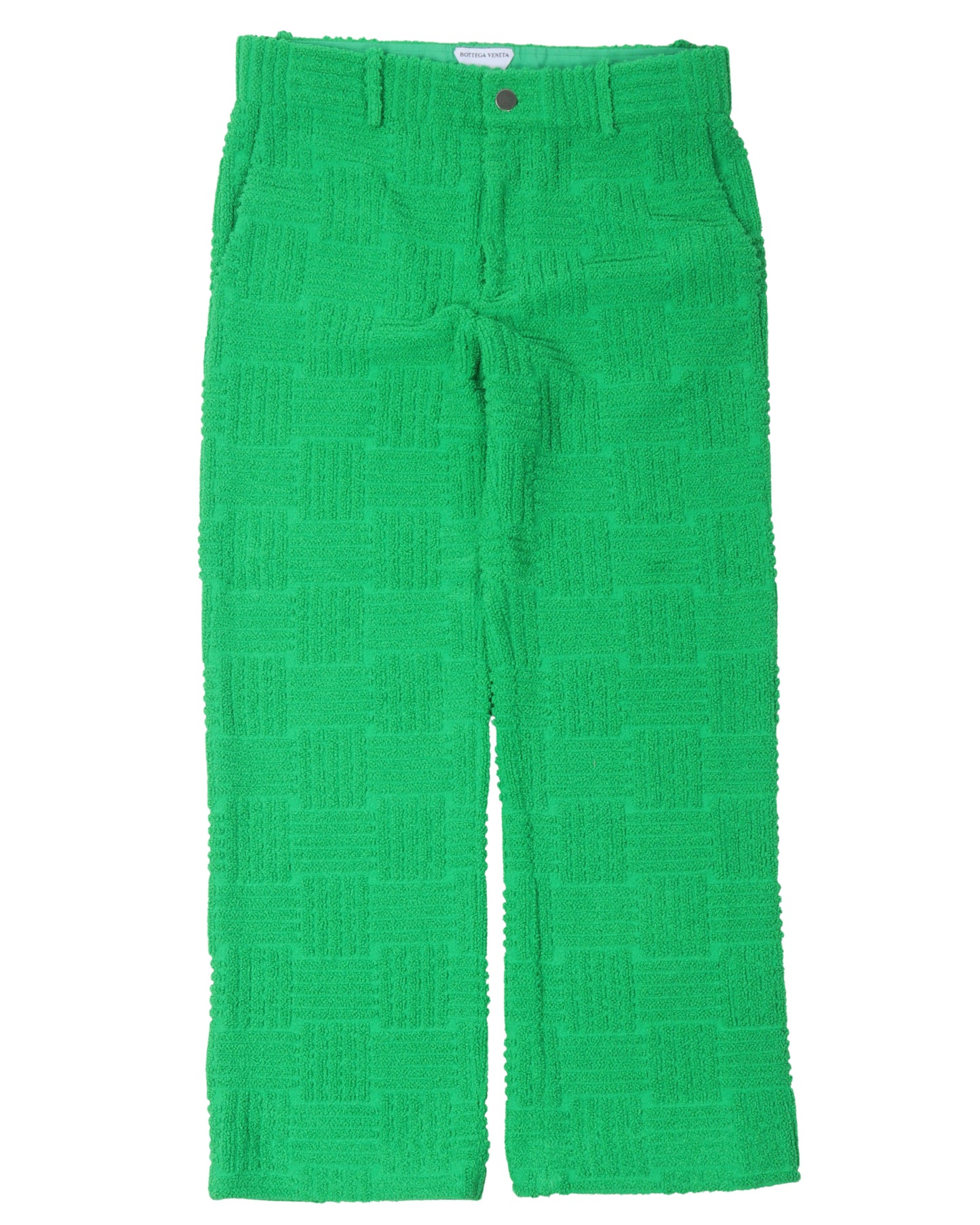 Jacquard Terry Cloth Pants
