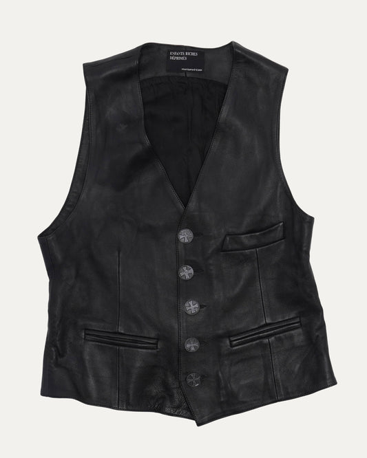 Leather Tailored Vest