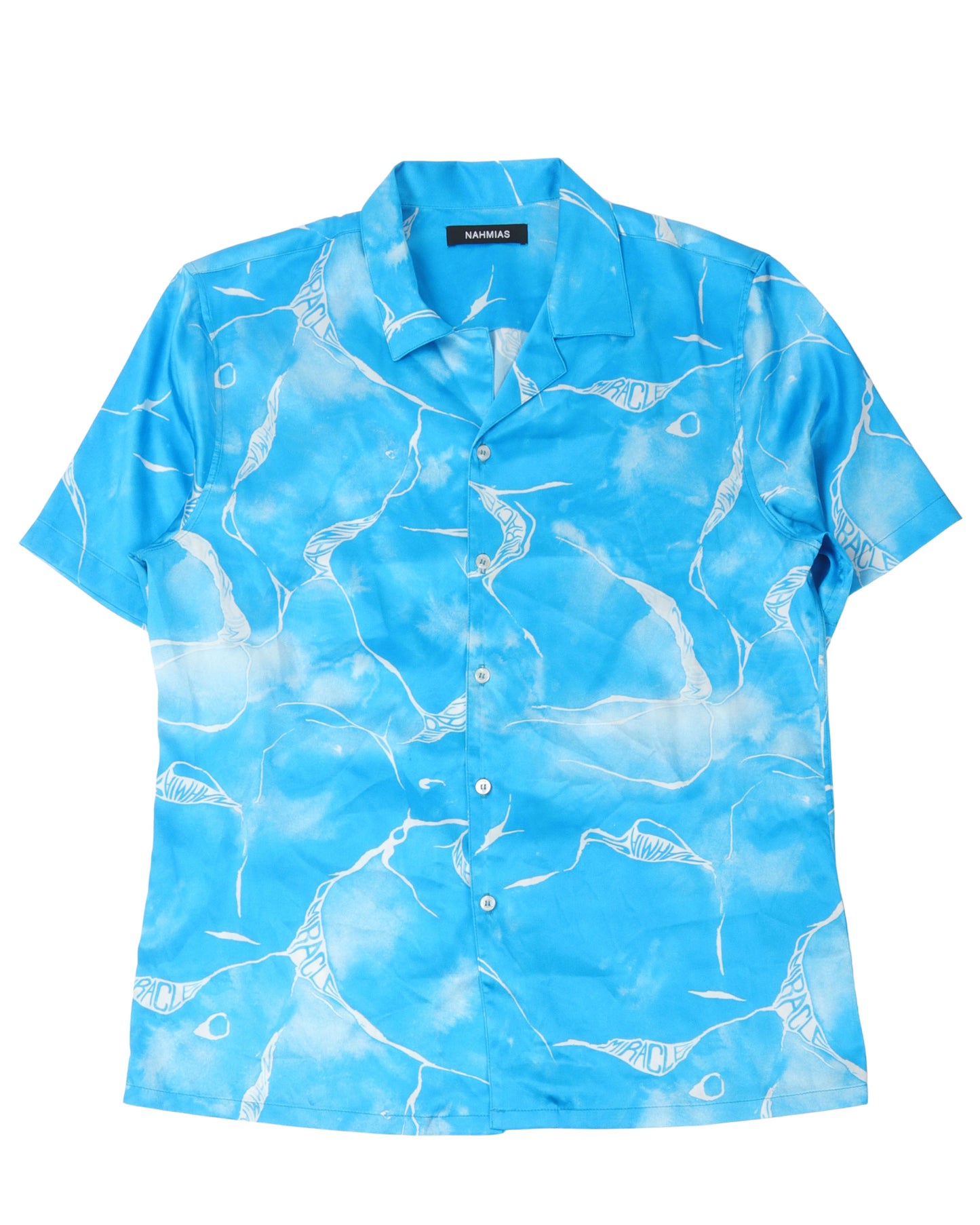 Miracle Tie Dye Silk Button Down Shirt