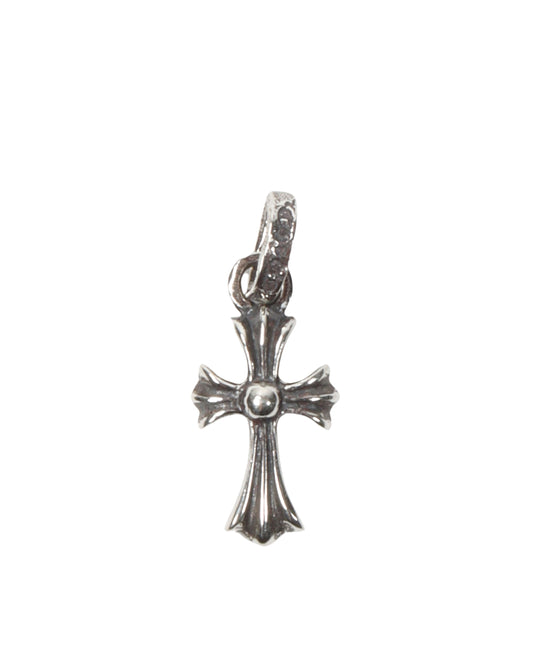 Baby Fat Blue Sapphire Cross Pendant