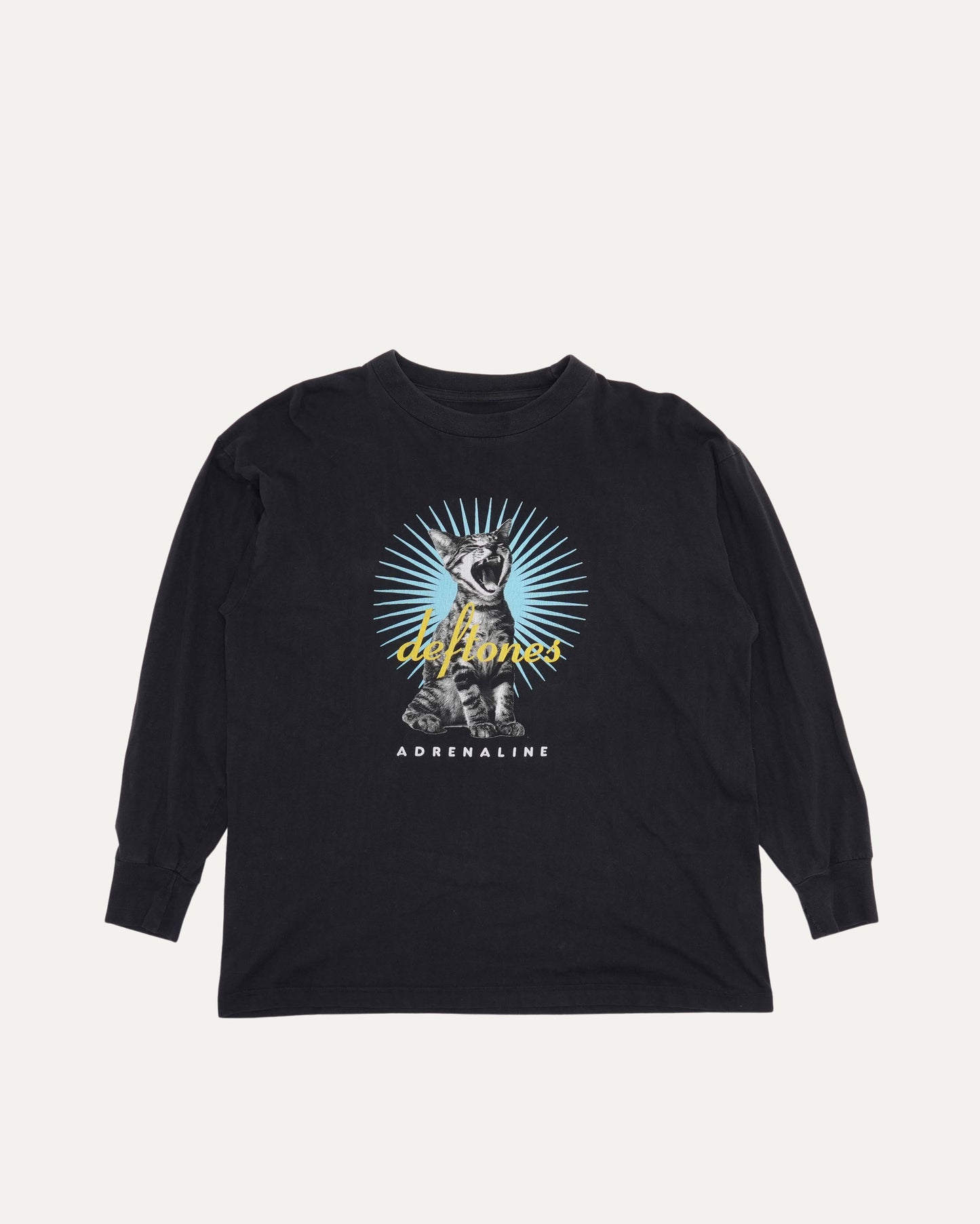 Deftones Adrenaline Cat 1995 Long Sleeve T-Shirt