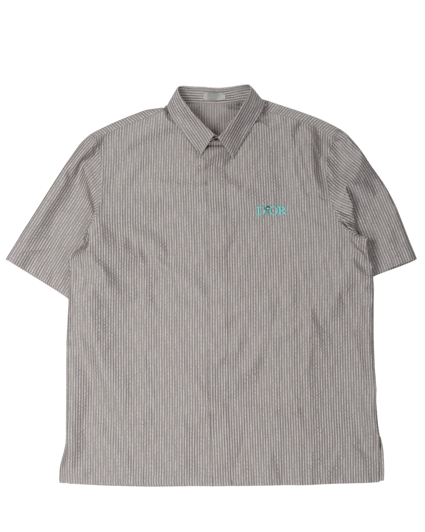 Hidden Oblique Monogram Embroidered Shirt