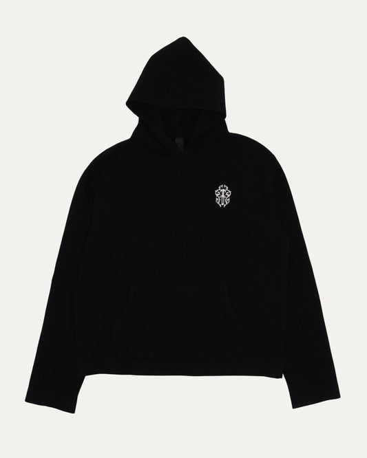 Embroidered Vine Dagger Hooded Sweater