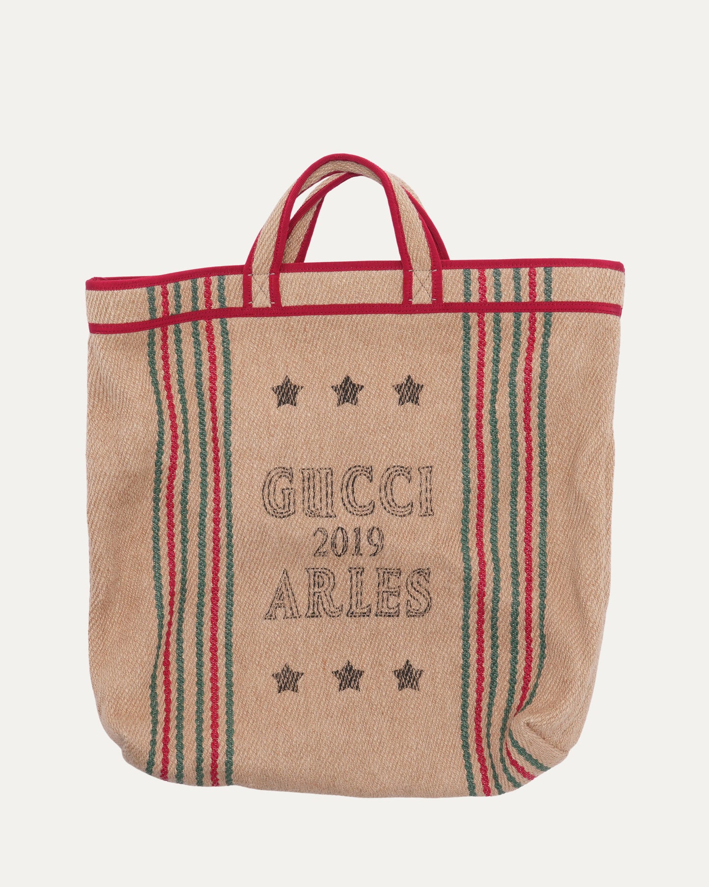 Jute Arles Aries Tote Bag