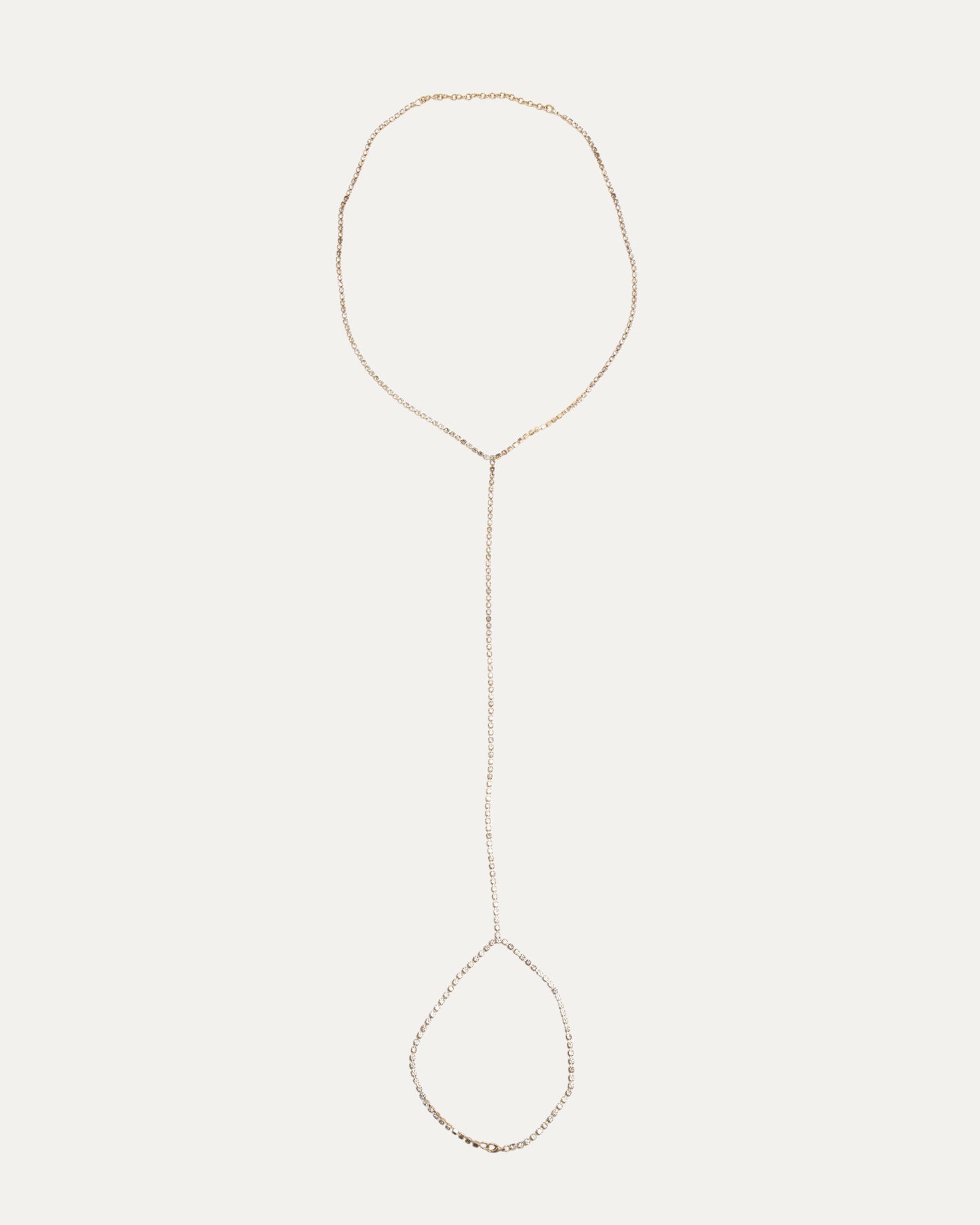 SS 2000 Gold and Rhinestone Bodychain Harness