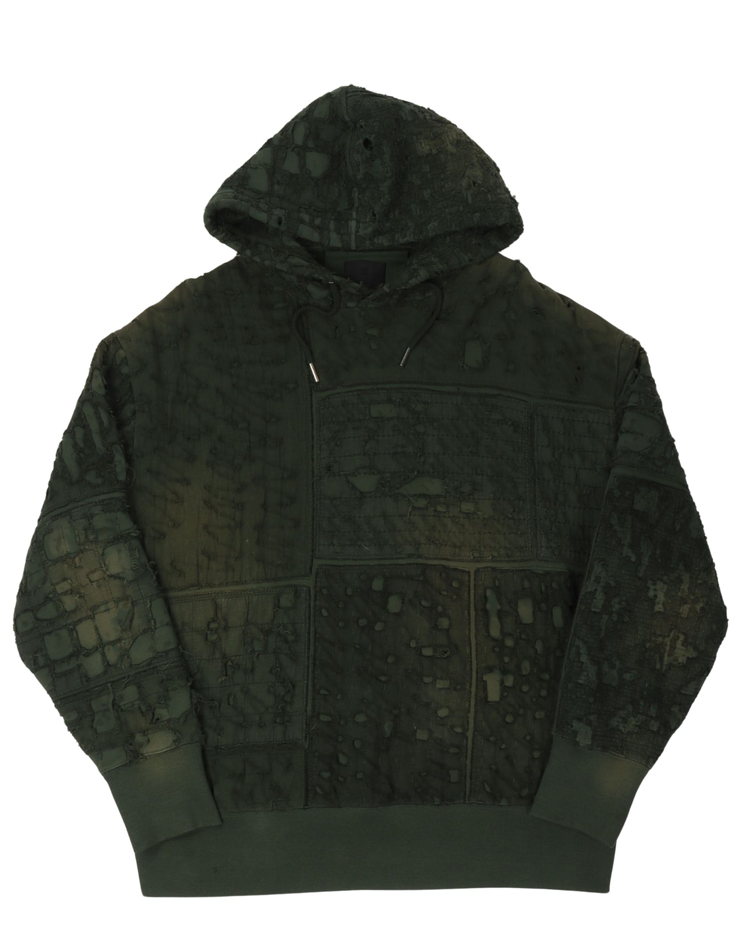Oversized Distressed Hoodie