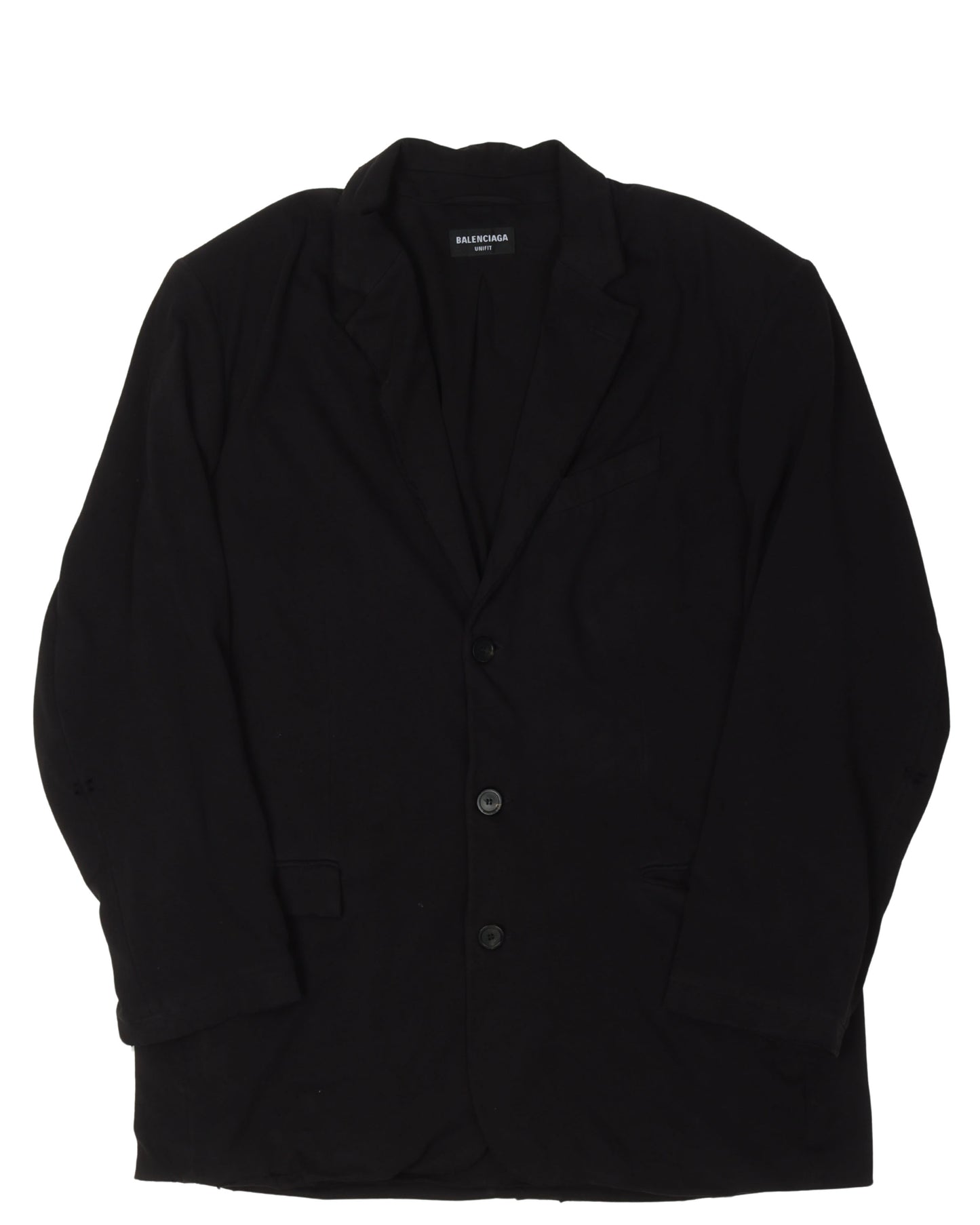 Oversized Cotton Jersey Blazer