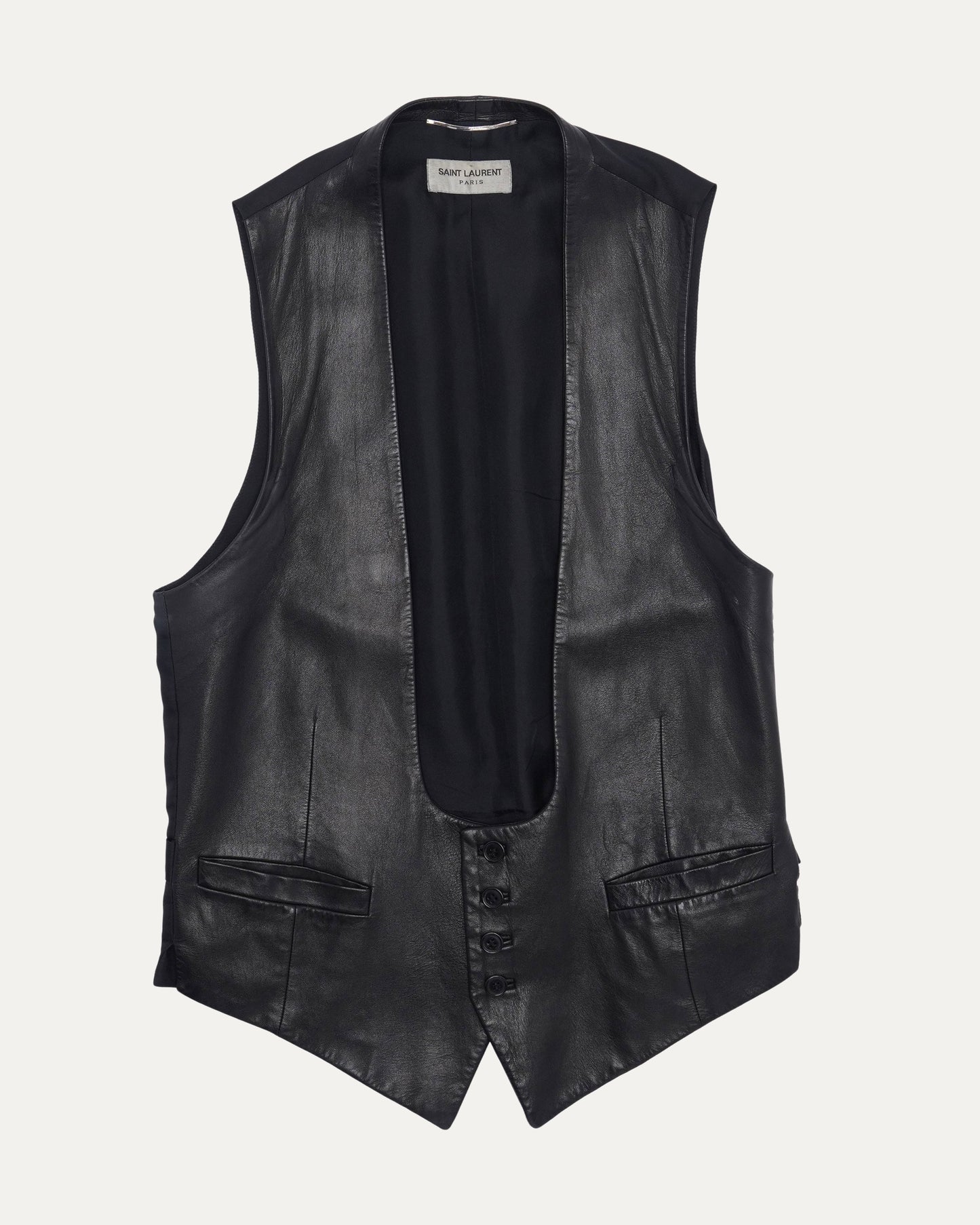 Leather Tailored Vest